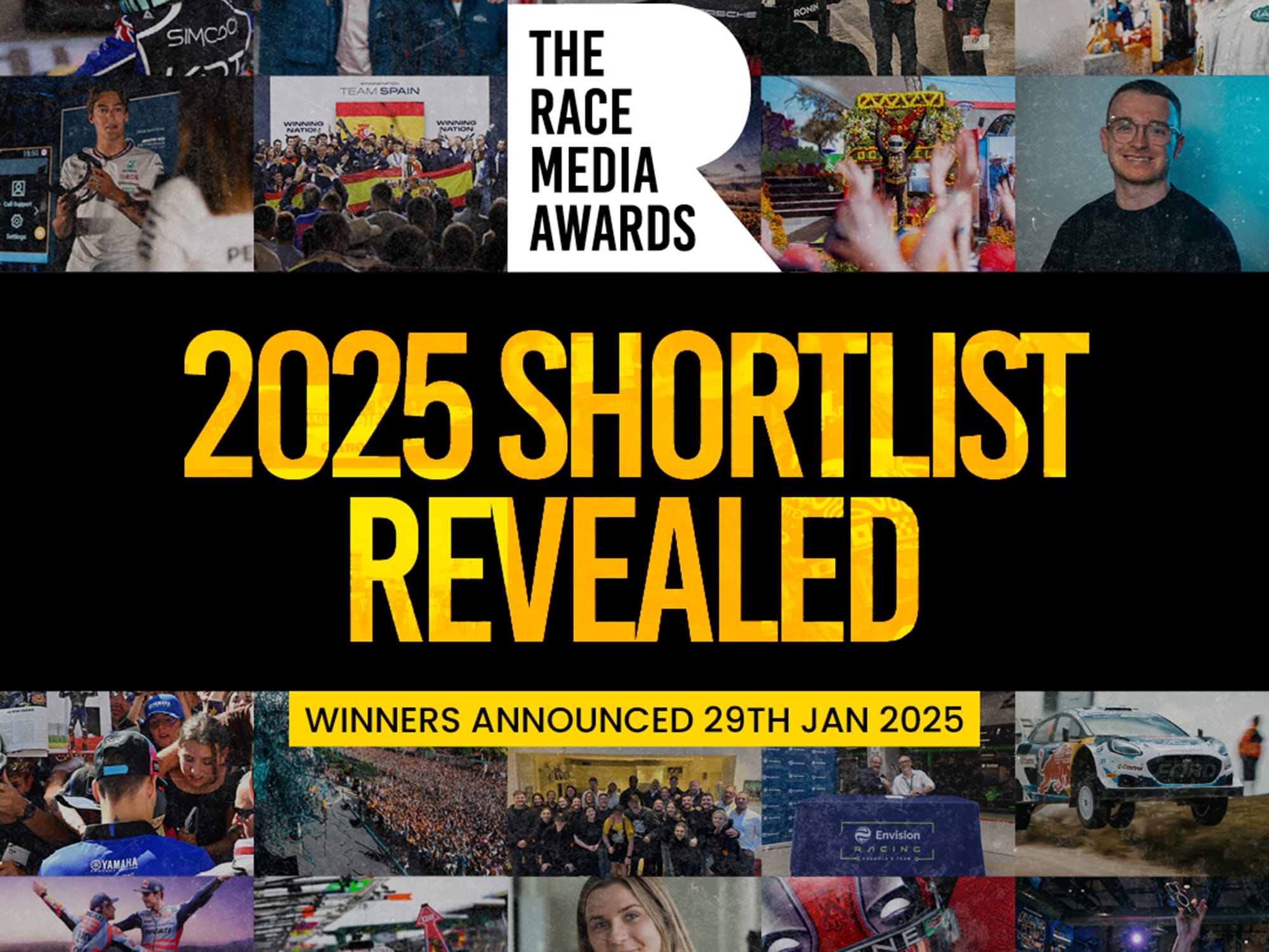 Shortlist announced for 2025 The Race Media Awards