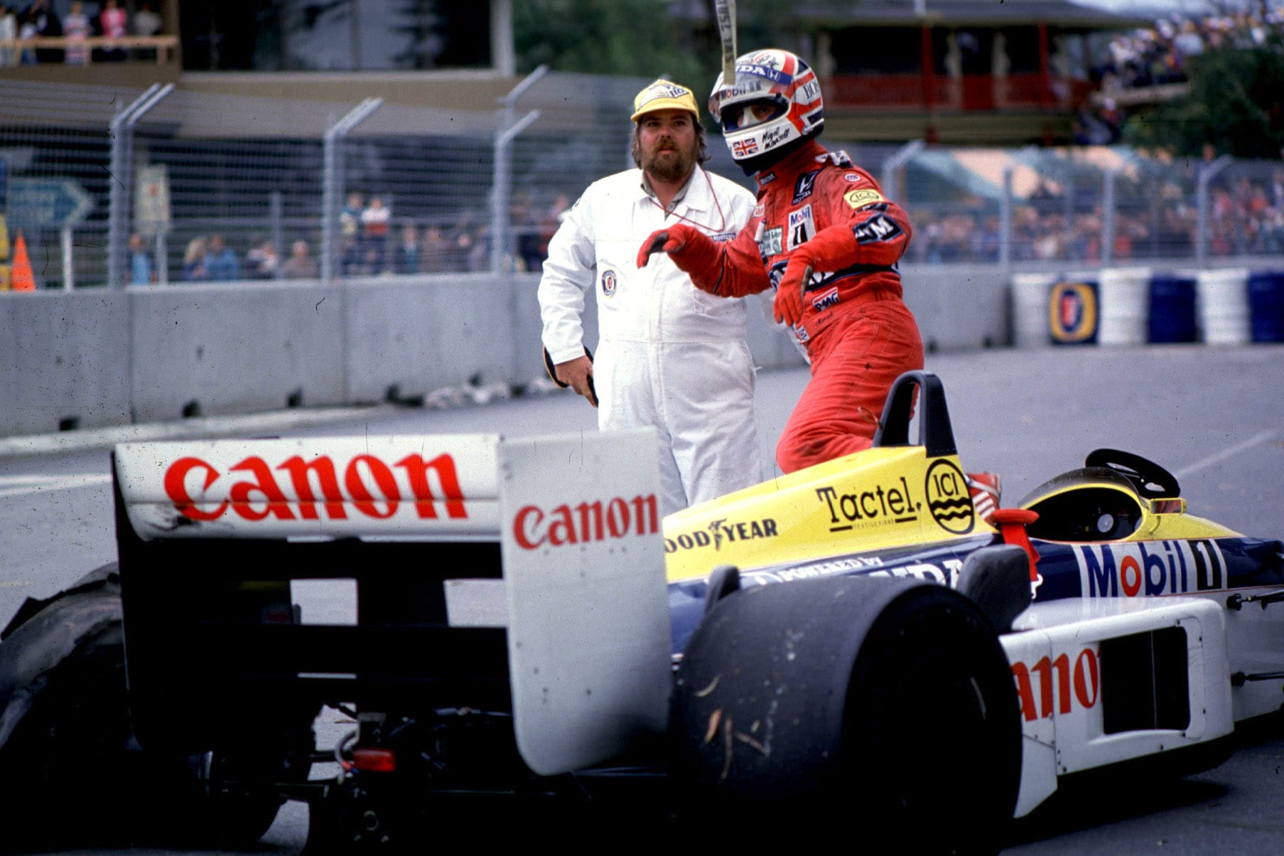 F1 podcast: Mansell's agonising first title defeat