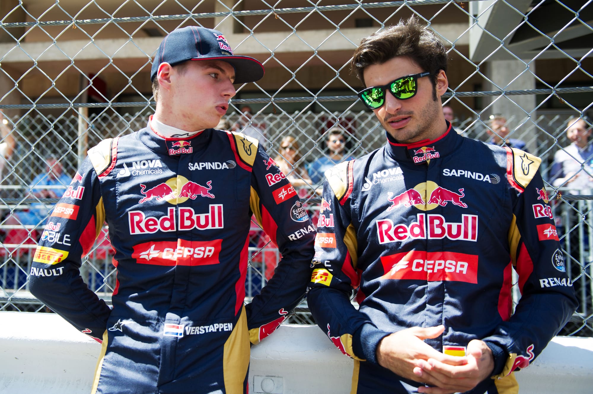 Max Verstappen Carlos Sainz 2015