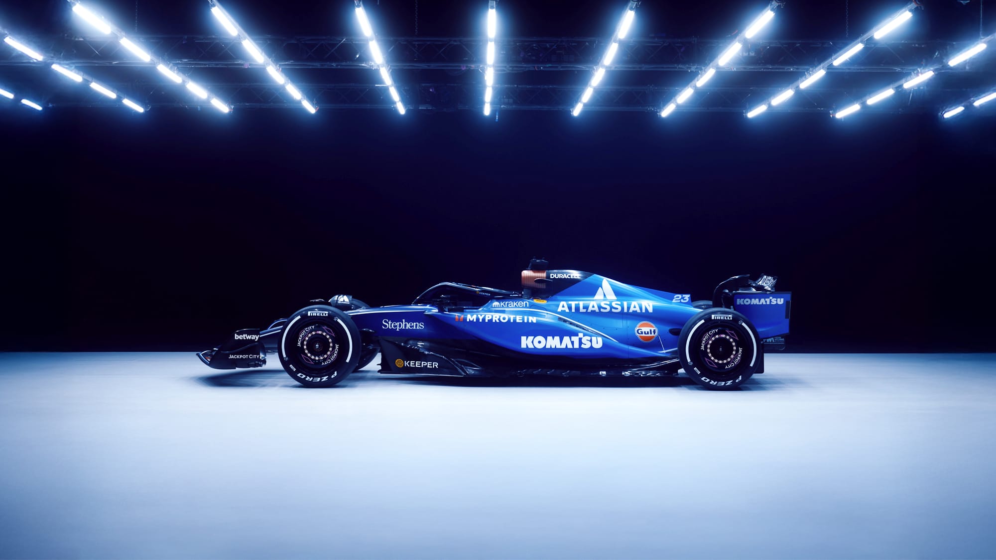 Williams debuts 2025 livery at F1's season launch event