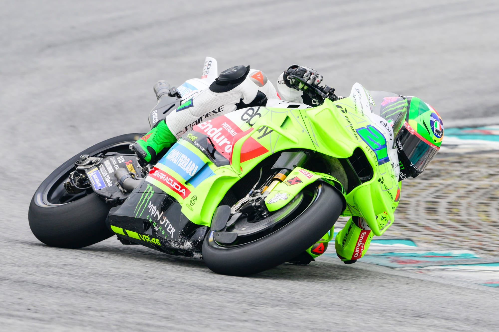 Franco Morbidelli VR46 Ducati Sepang MotoGP test 2025