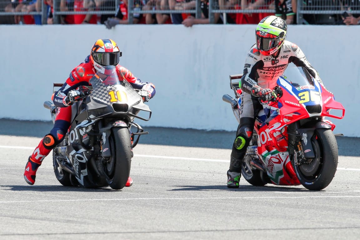 Luca Marini and Joan Mir, Honda, MotoGP