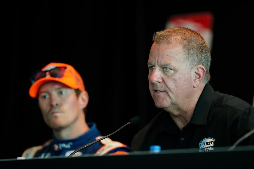 Jay Frye and Scott Dixon, IndyCar