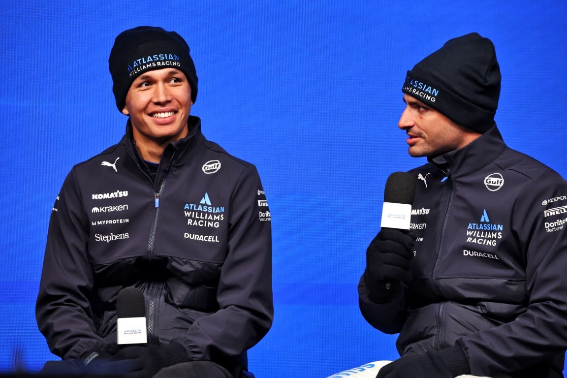 Alex Albon and Carlos Sainz, Williams, F1