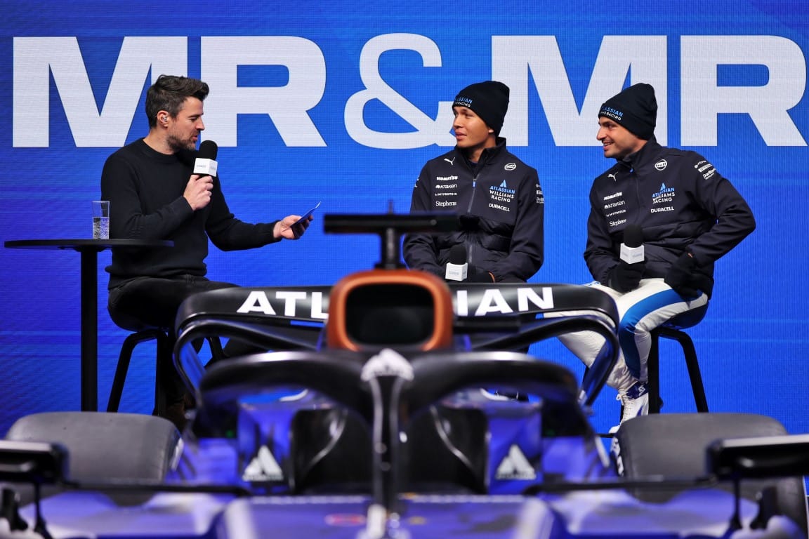 Alex Albon and Carlos Sainz, Williams, F1