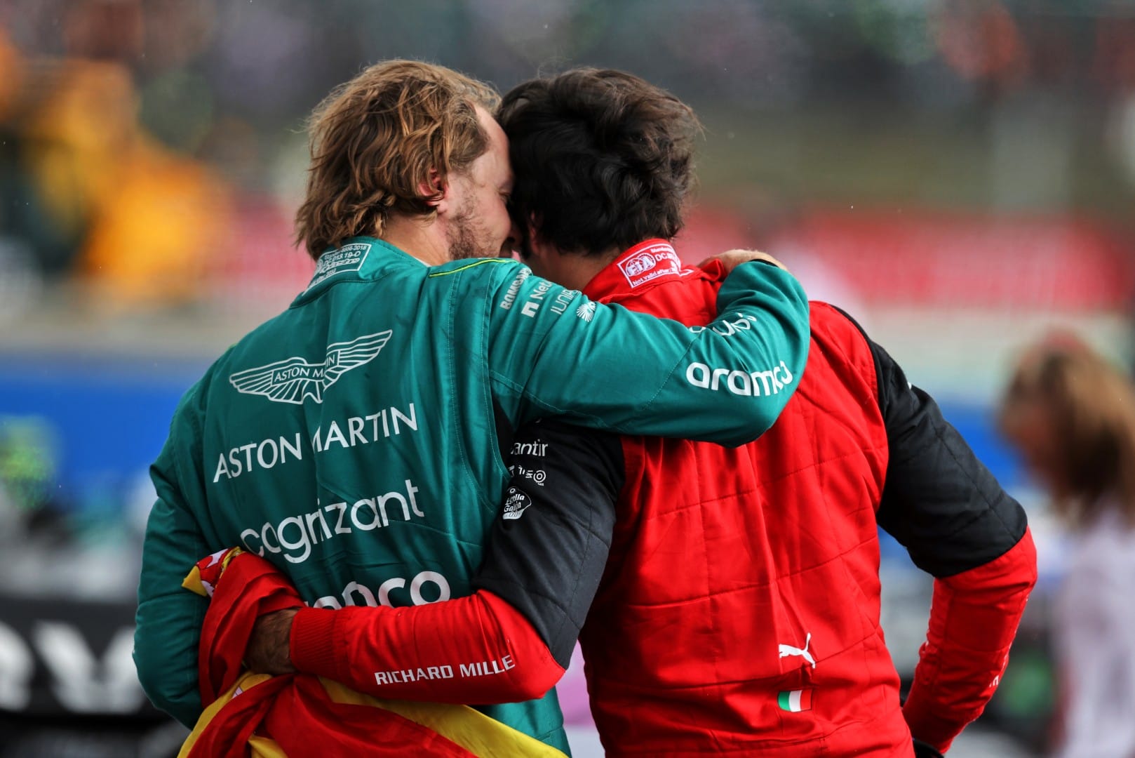 Sebastian Vettel and Carlos Sainz, F1