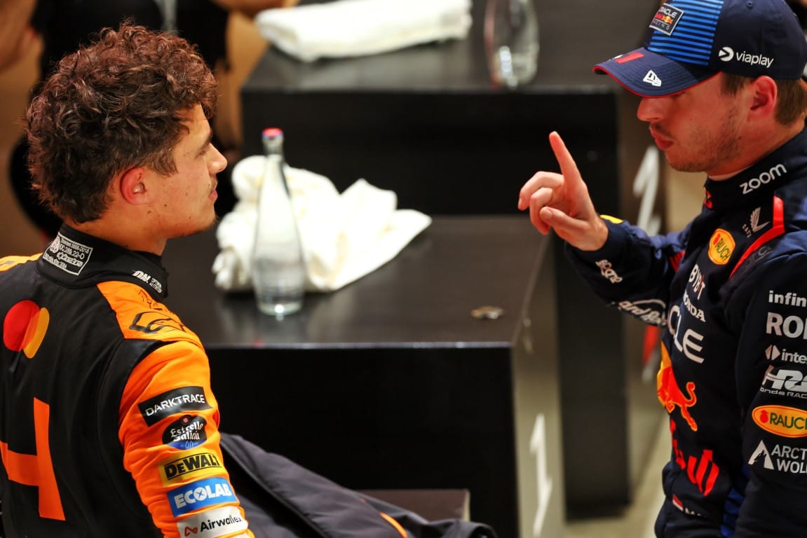 Lando Norris and Max Verstappen, F1