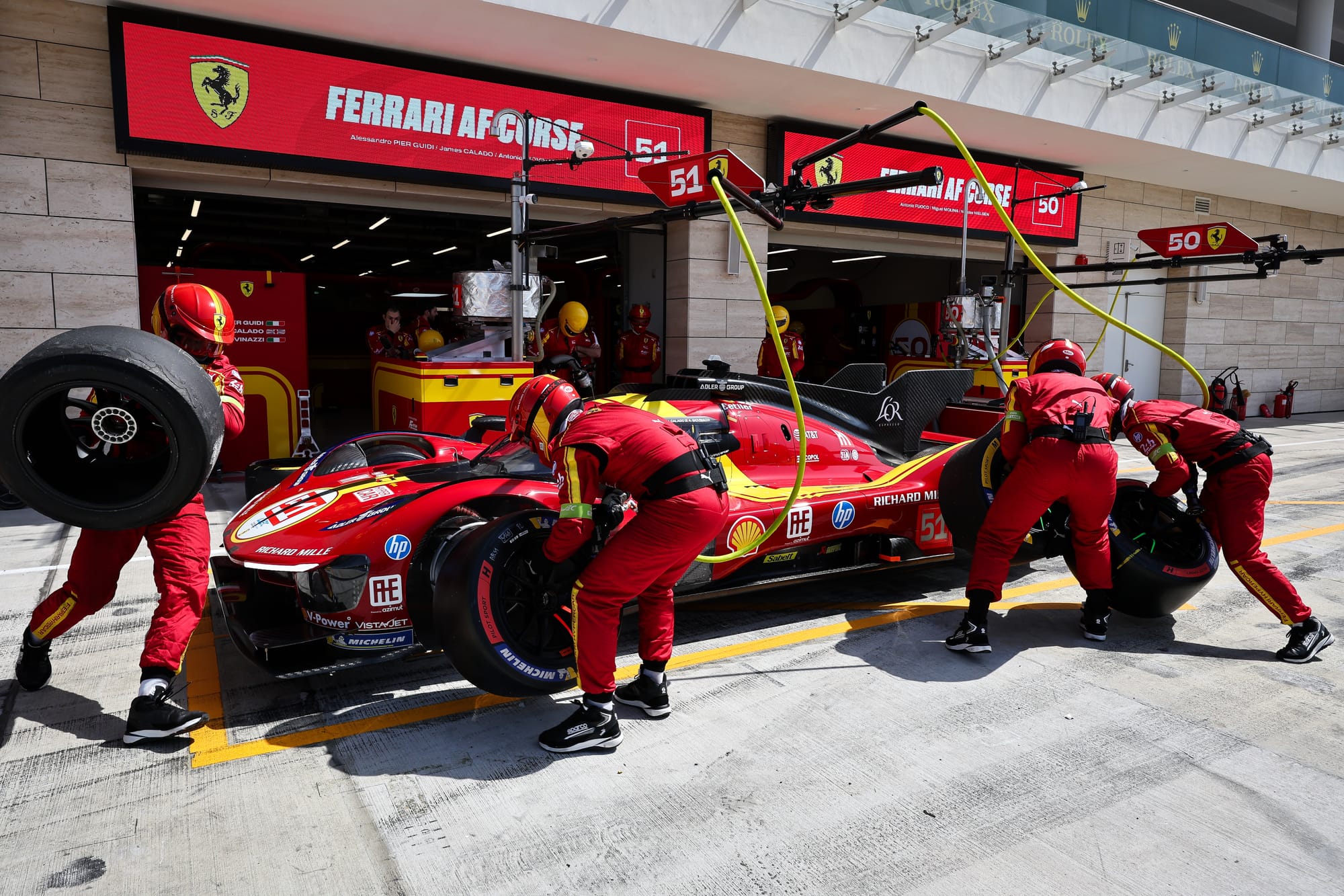 Ferrari Qatar WEC test 2025