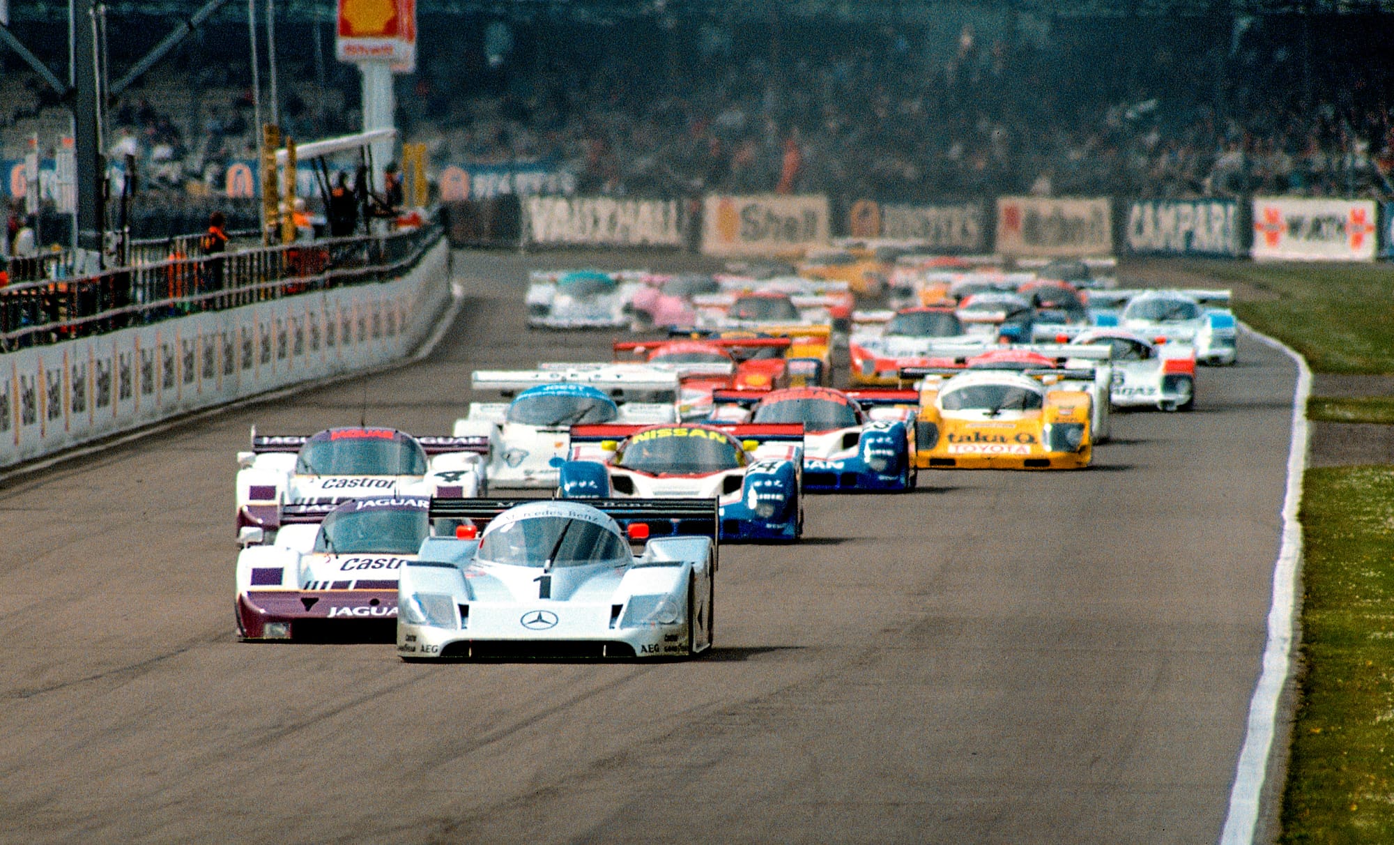 Group C sportscar racing at Silverstone in 1990