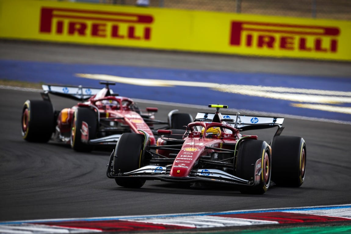 Lewis Hamilton and Charles Leclerc, Ferrari, F1