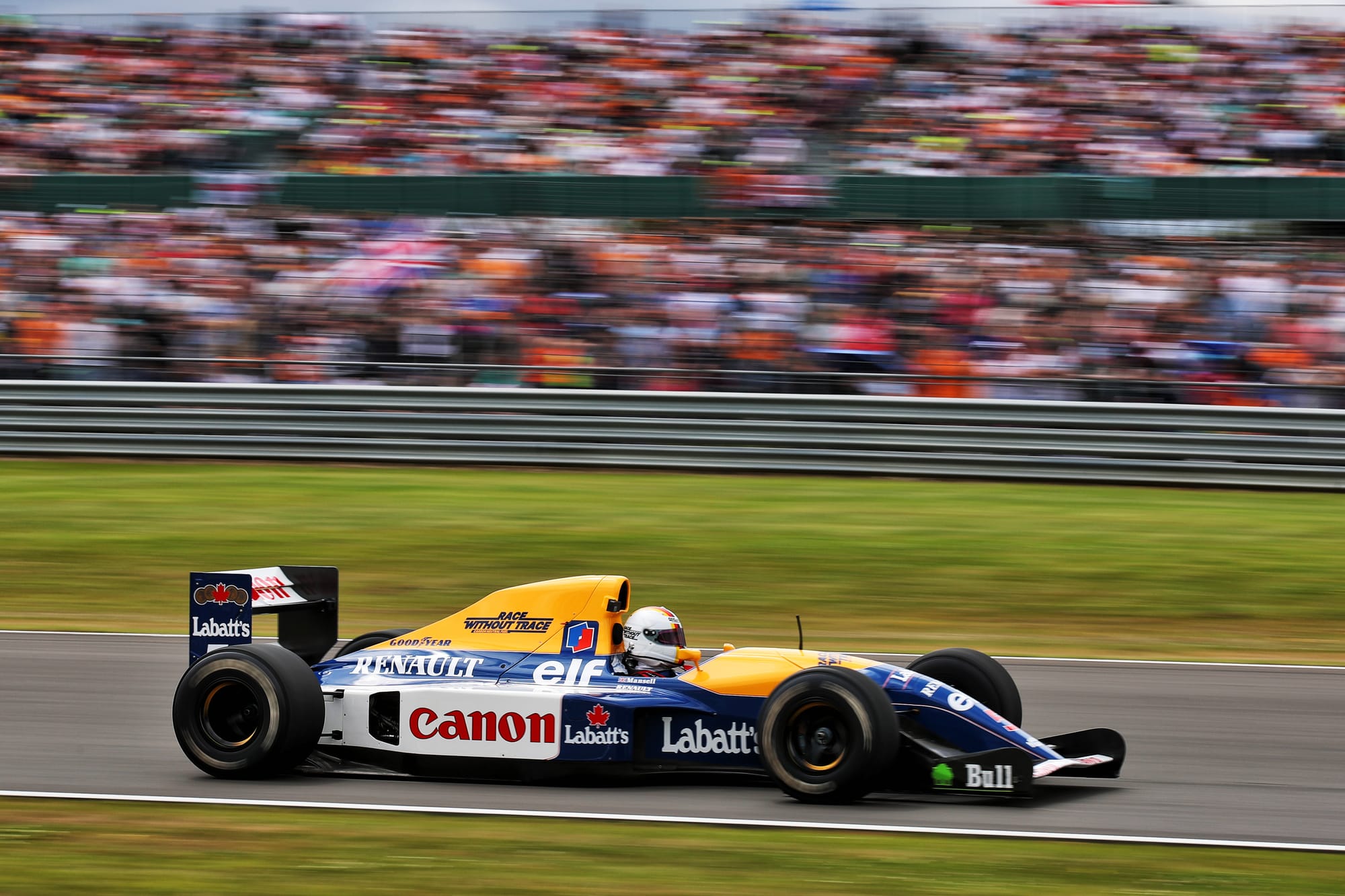 Sebastian Vettel 1992 Williams demonstration