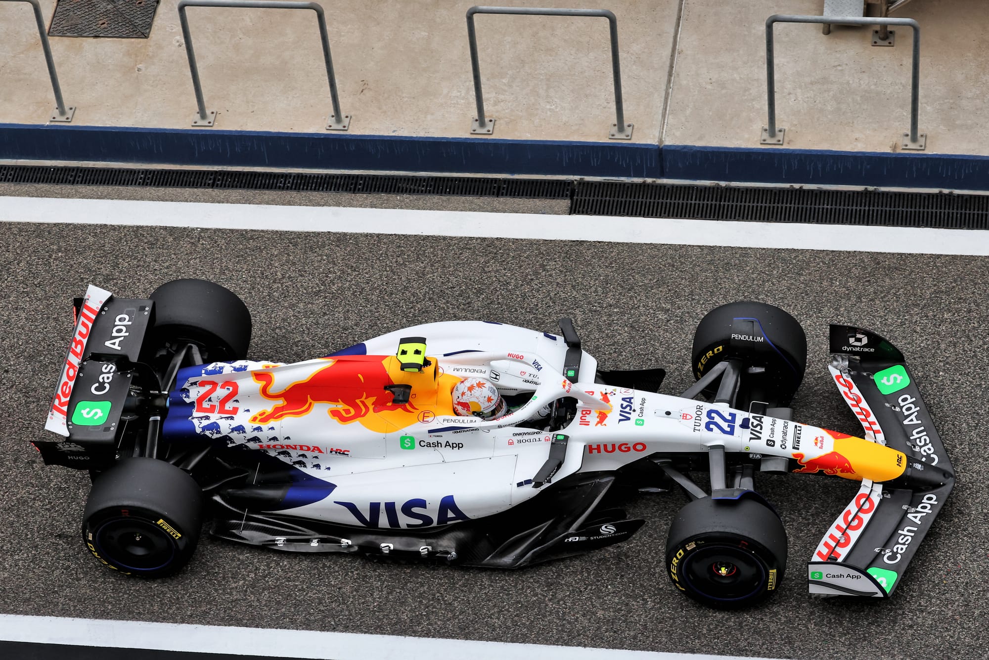 Yuki Tsunoda Racing Bulls Bahrain F1 testing 2025