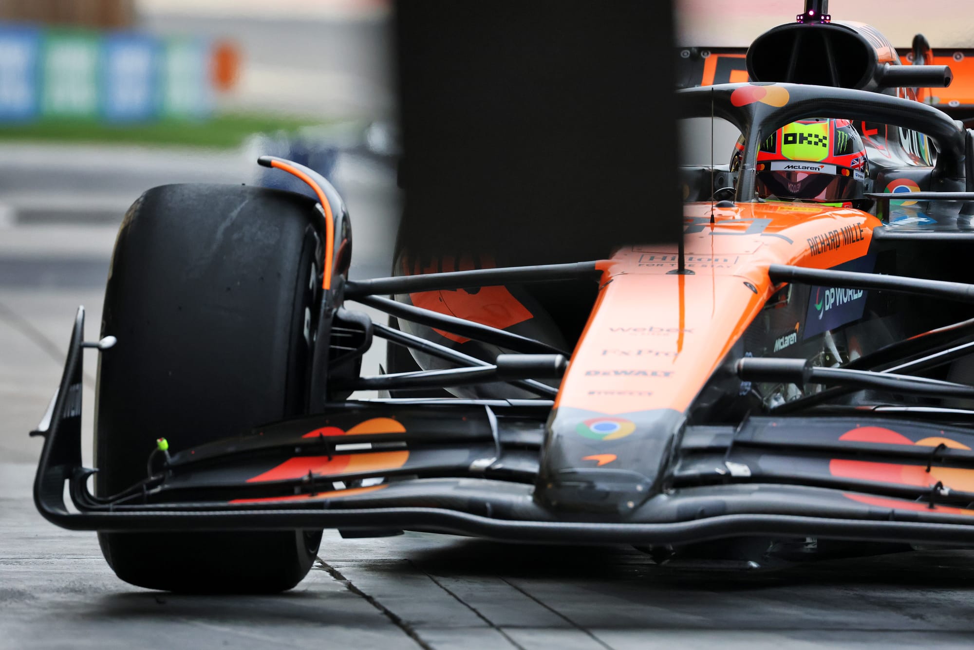 Oscar Piastri McLaren Bahrain F1 testing 2025