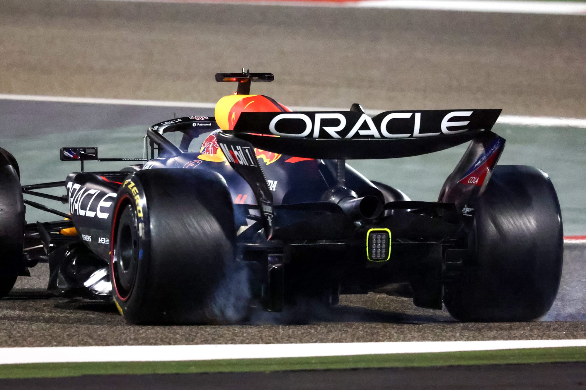 Max Verstappen spin Bahrain F1 testing 2025