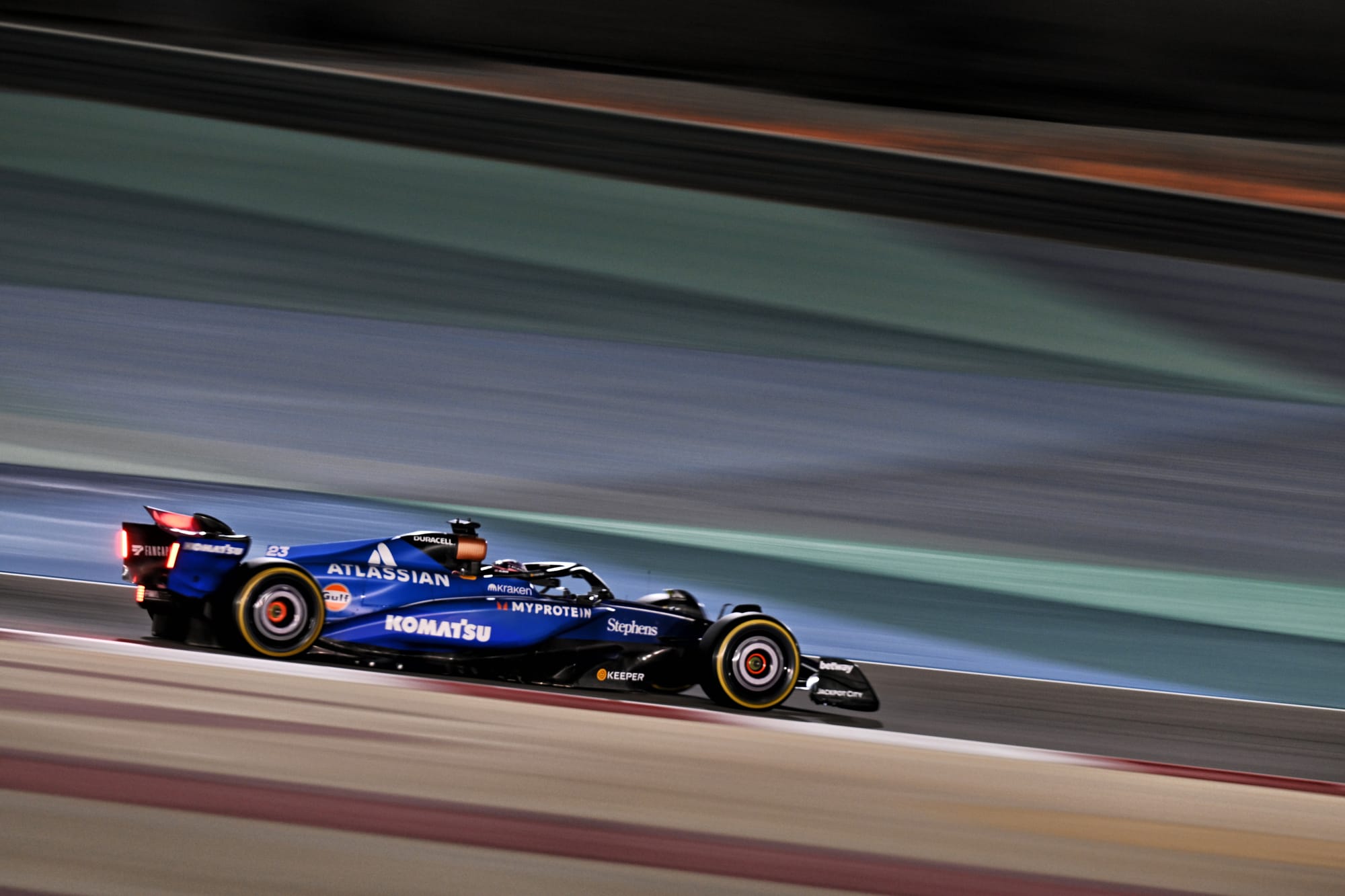 Alex Albon Williams Bahrain F1 testing 2025