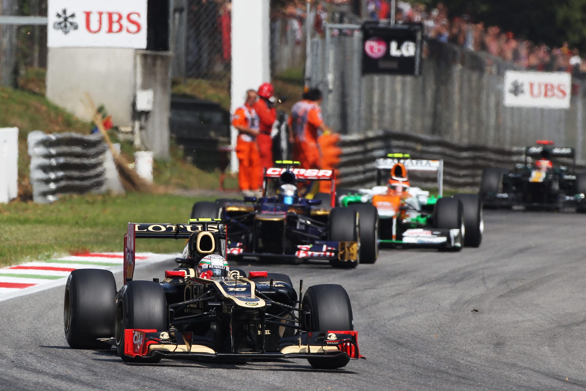 Jerome d'Ambrosio Lotus Italian Grand Prix 2012