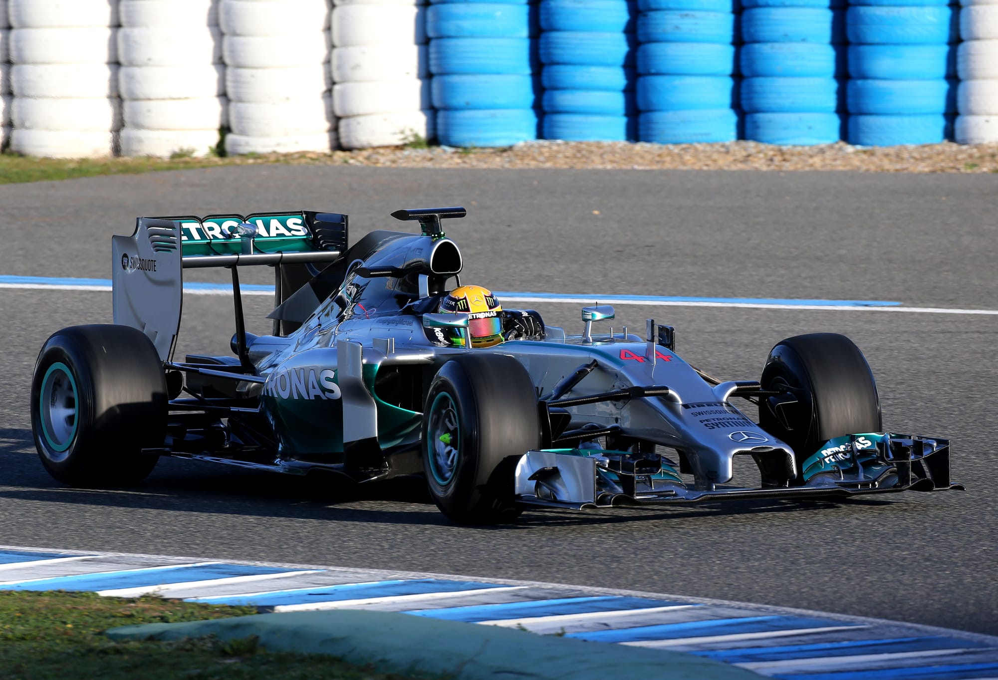 Lewis Hamilton Mercedes Jerez F1 testing 2014