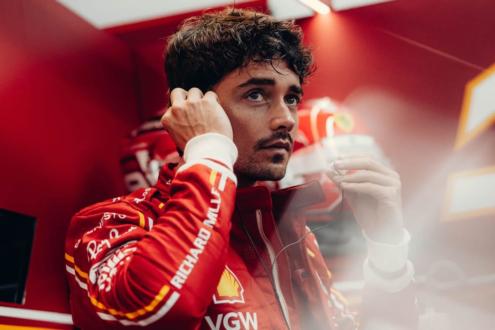 Peaky Ferrari, emotional swings, Hamilton curiosity - Leclerc interview