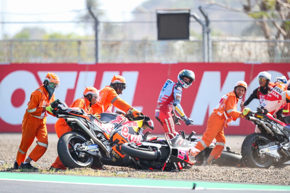 Did big MotoGP pile-up merit a penalty? Riders' views - and ours