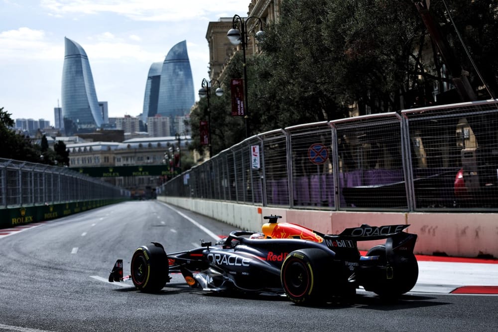 Strong start for Red Bull as Leclerc crashes in first Baku practice