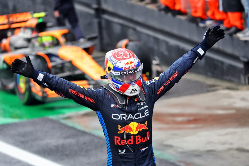 Verstappen wins from 17th as Brazil investigation hangs over Norris