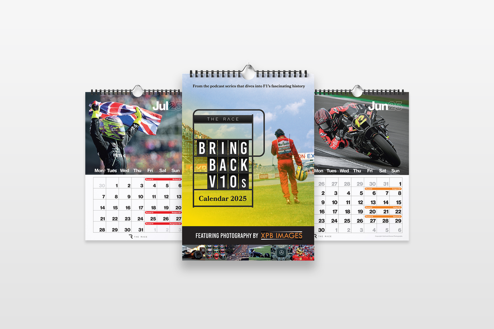 The Race 2025 calendars out now!