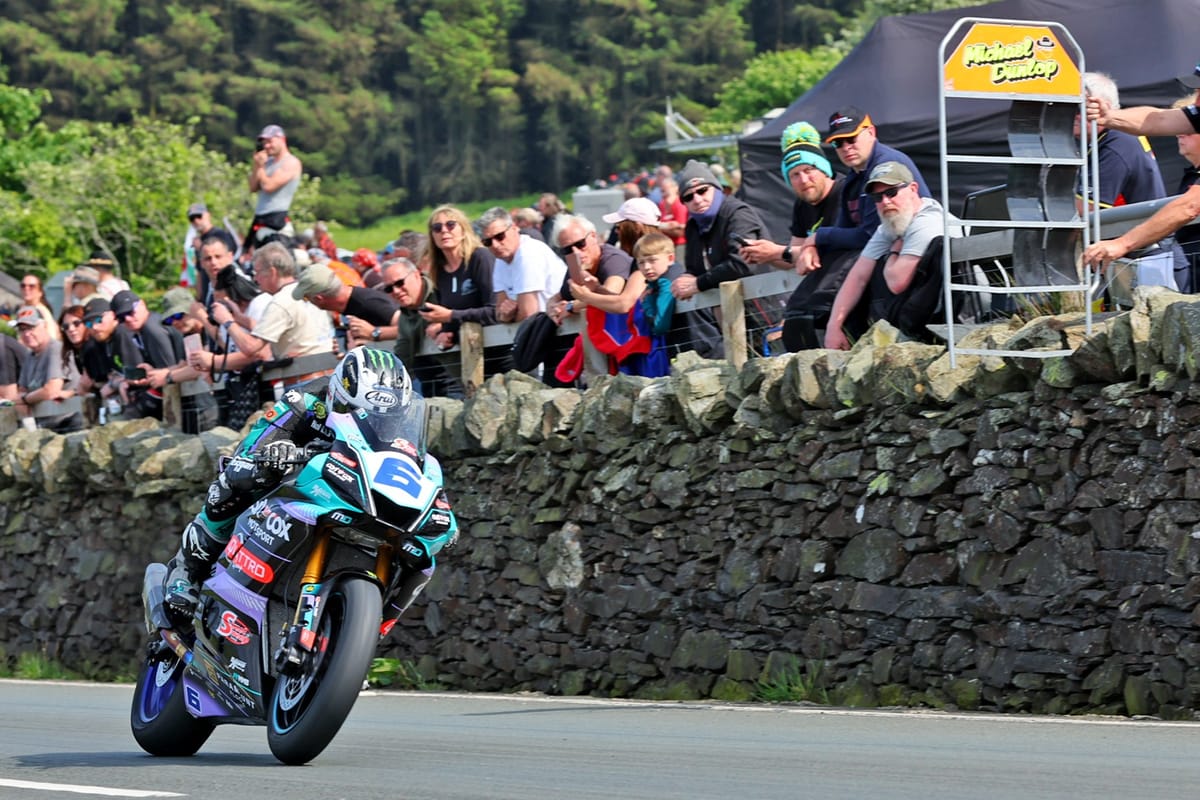 Dunlop’s come-from-behind win makes Isle of Man TT history