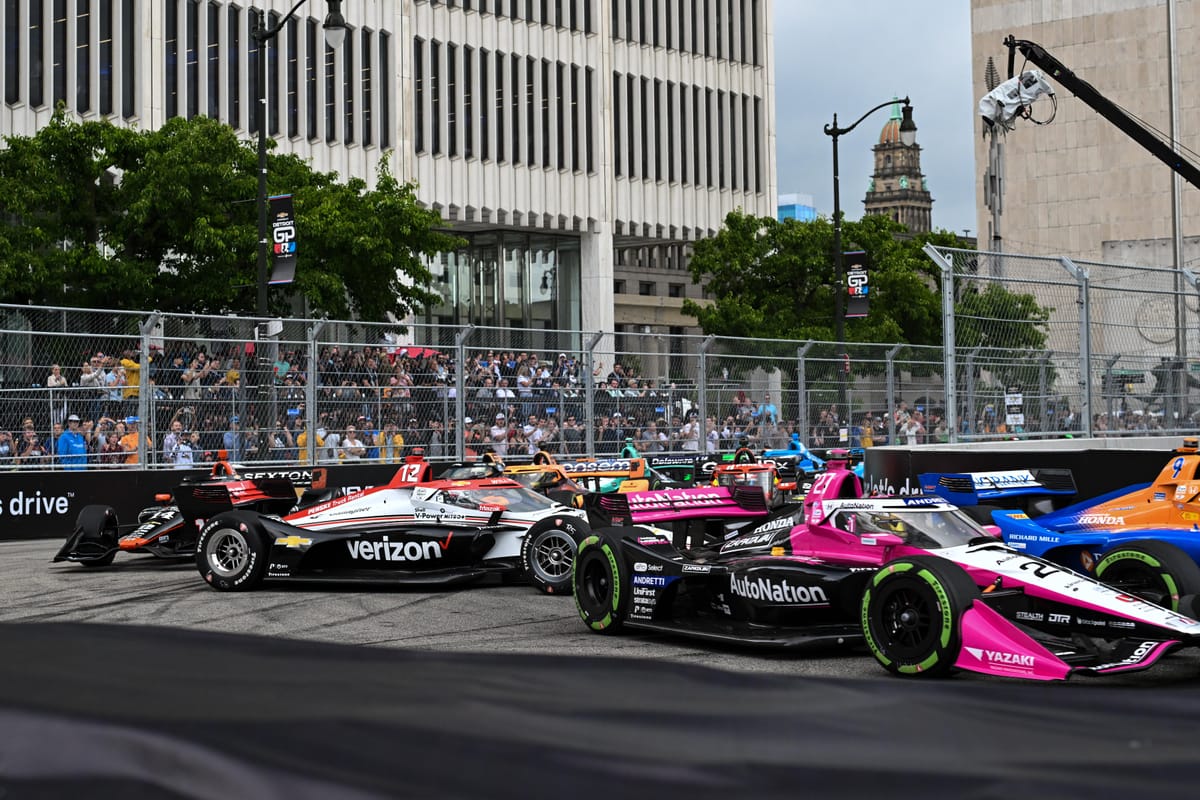 Unpredictable fun or embarrassing? IndyCar's Detroit chaos