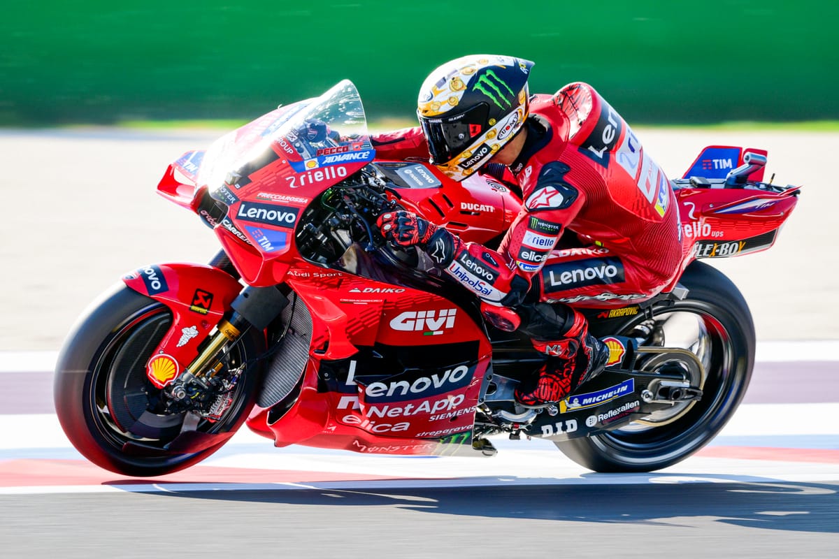 Bagnaia beats Martin in MotoGP pole battle in Misano