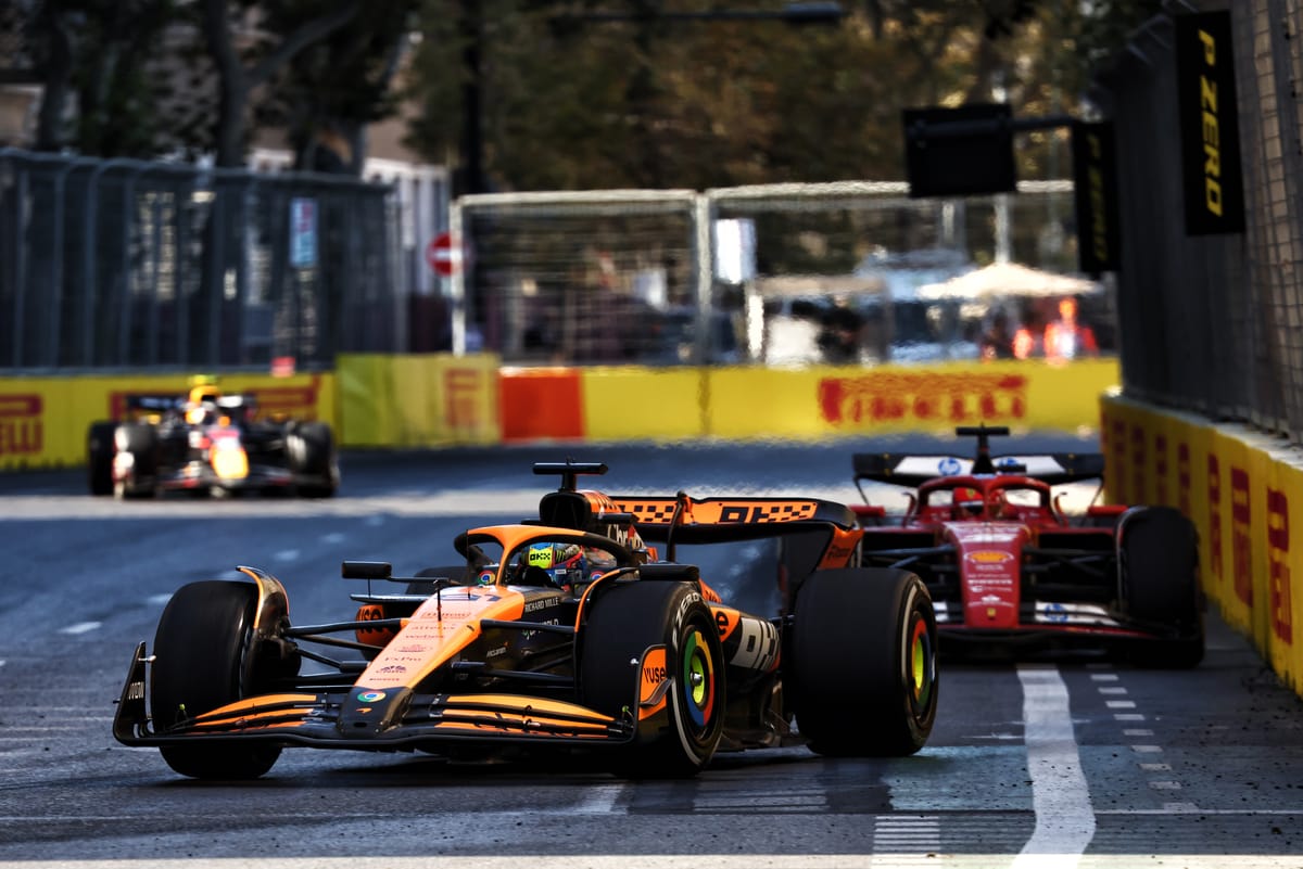 Piastri beats Leclerc and wins in Baku, Norris catches up with Verstappen