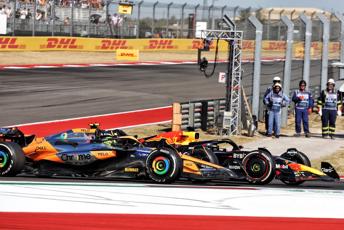 Norris Penalised For Verstappen Pass As Ferrari Gets In Us Gp The