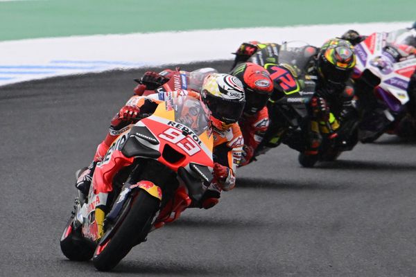 Marc Marquez, Honda, Marco Bezzecchi, VR46 Ducati, Jorge Martin, Pramac Ducati, MotoGP