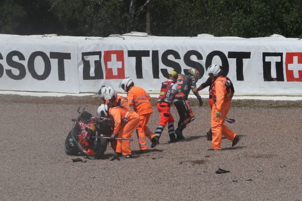 Brad Binder crash, KTM, MotoGP