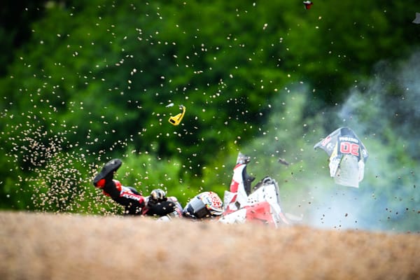 Takaaki Nakagami crash, LCR Honda, MotoGP