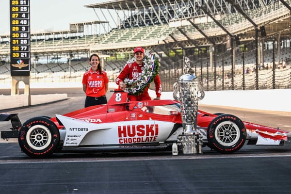 Marcus Armstrong and Angela Ashmore, Chip Ganassi Racing, IndyCar