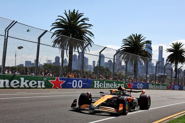 How Norris edged messy and red-flagged Australian GP FP1