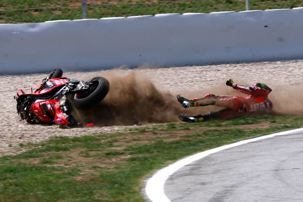 Every Barcelona MotoGP sprint lead crash explained