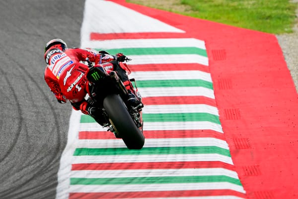 Bagnaia tops Friday Mugello practice, is under investigation