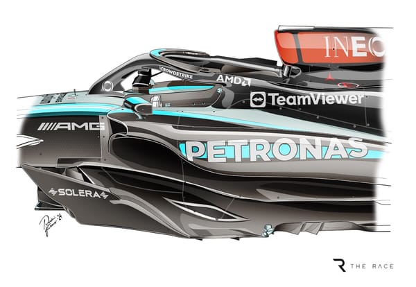 Mercedes F1 drawing