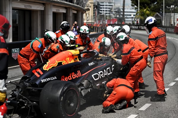 Huge Perez and Magnussen tangle halts Monaco GP