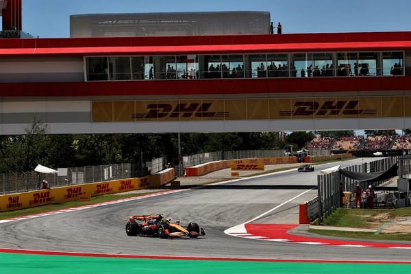 Early hints of Spanish GP battle as Norris heads Verstappen in FP1