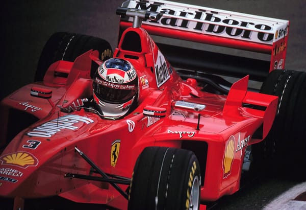 Bring Back V10s: Schumacher's 'smash and grab' stuns McLaren