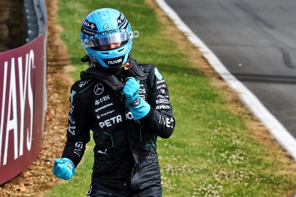 Russell on British GP pole as Norris and Verstappen mess up