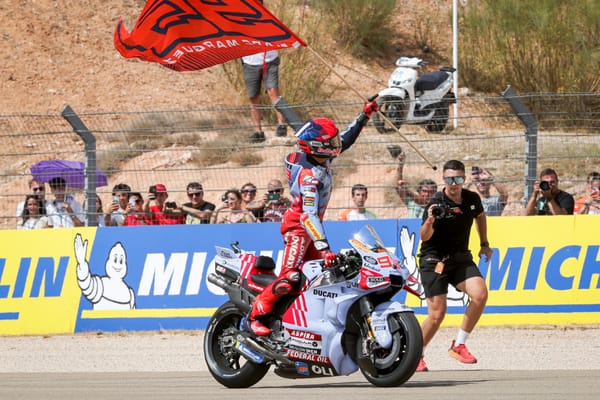 Marquez takes crushing first Ducati MotoGP win in Aragon sprint