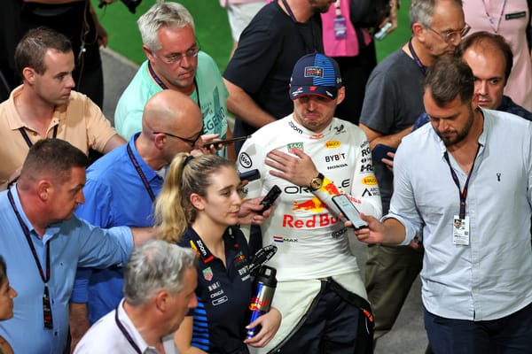 Verstappen's F1 Press Conference Protest After Swearing Penalty - The Race