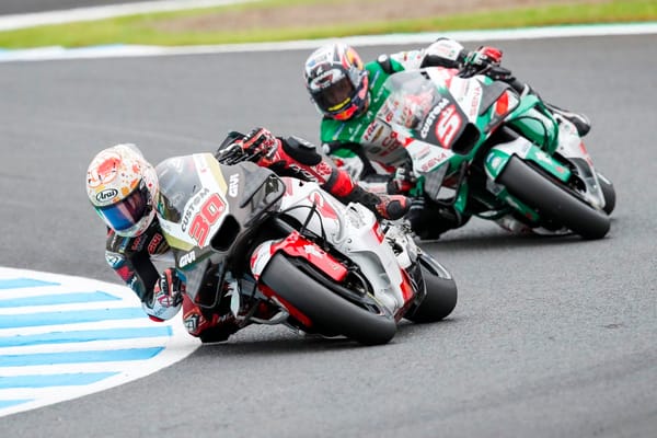 Takaaki Nakagami and Johann Zarco, LCR Honda, MotoGP