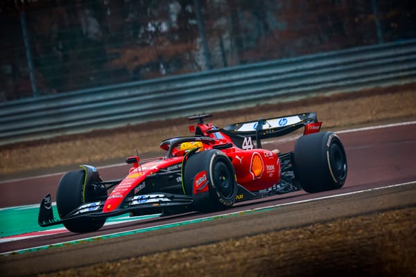 Hamilton makes Ferrari F1 test debut