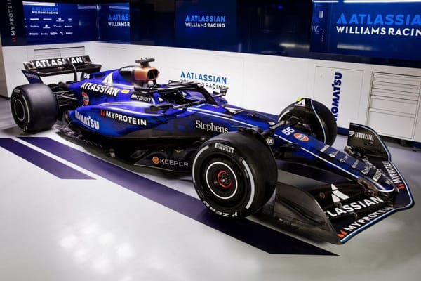 Williams reveals 2025 F1 car at live-streamed Silverstone shakedown